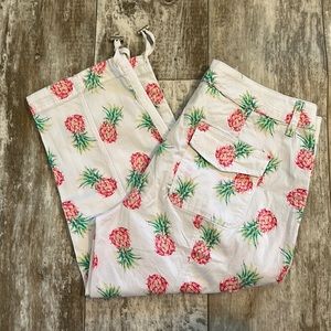 Time and Tru pineapple cargo capris